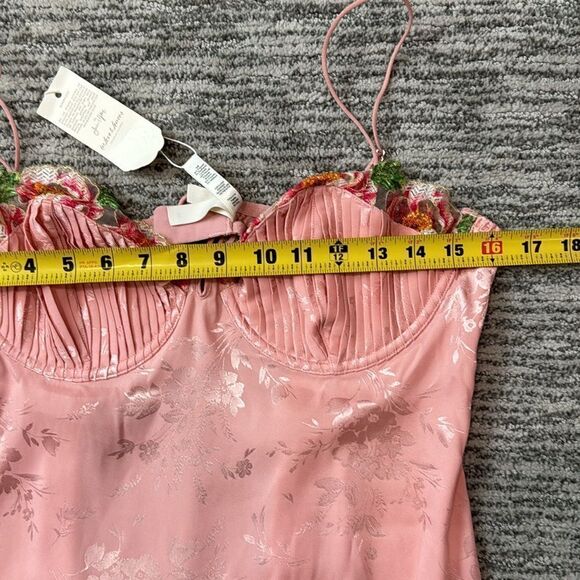 NWT FOR LOVE & LEMONS Lola Midi Dress Blush Pink XL - Picture 8 of 11